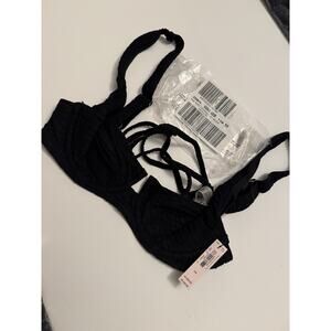 VICTORIA’S SECRET - Swimwear Bikini Set - Black - 32B Top & Size M Bottom